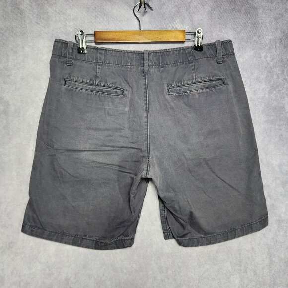 Gap Lived-In Shorts Mens 34 Blue Straight Fit‎ Chino Casual Classic 100% Cotton - Picture 7 of 14